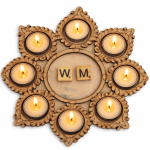 Flower Diya Stand