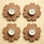MDF Flower T-light 1