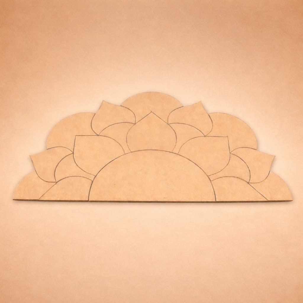 Half-Mandala Rangoli - Wood Ministry
