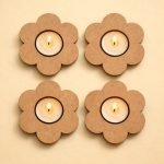 MDF 6 Petal T-light