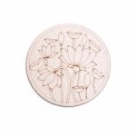 Pre-Marked Lotus Pond Coaster